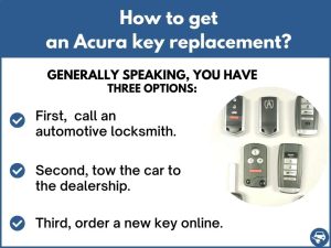 How to get an Acura key replacement