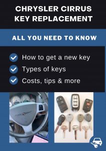 Chrysler Cirrus key replacement - All you need to know