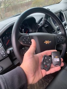 New Chevy key fobs coded on-site by an automotive locksmith