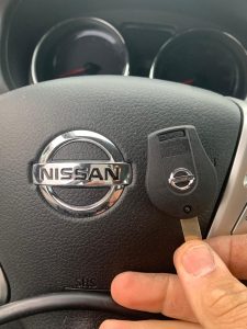 Blank Nissan transponder key