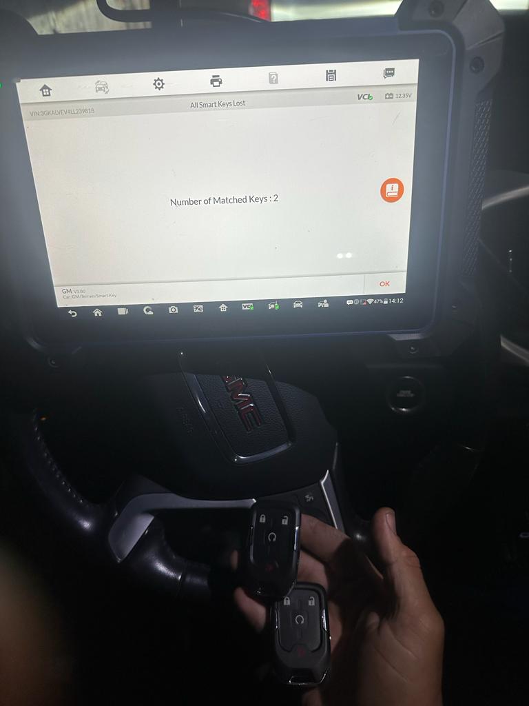 2020 GMC Terrain new key made and coded
