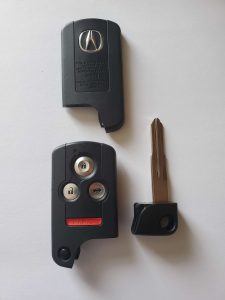 Acura key fob emergency key