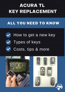 Acura TL key replacement - All you need to know
