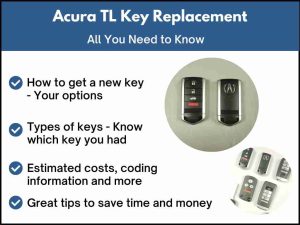 What To Do, Options, Costs & More - Acura TL Key Replacement