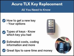 Acura TLX key replacement - All you need to know