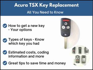 Acura TSX key replacement - All you need to know