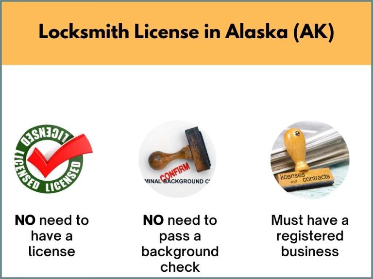 Alaska locksmith license no need