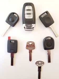 Replacement keys Audi - Different years and models