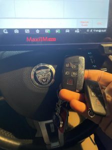 Coding an additional Jaguar key fob on-site by an automotive locksmith