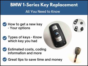 BMW 1-Series car key replacement