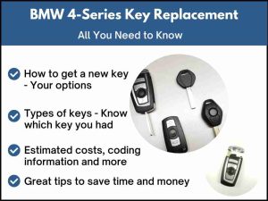 BMW 4-Series car key replacement
