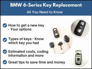 BMW 6-Series car key replacement