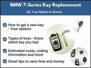 BMW 7-Series car key replacement