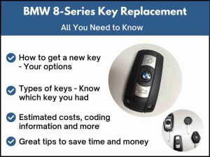 BMW 8-Series car key replacement