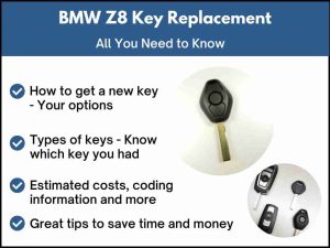 BMW Z8 car key replacement