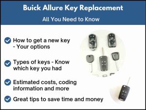 Buick Allure key replacement - All you need to know
