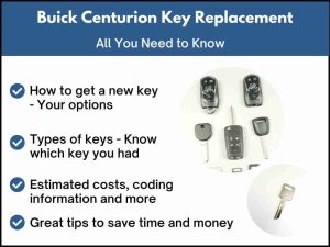 Buick Centurion key replacement - All you need to know