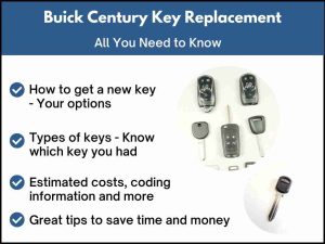 Buick Century key replacement - All you need to know
