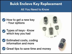 Buick Enclave key replacement - All you need to know