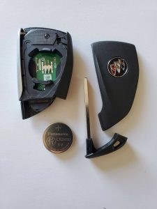 Buick Envision key fob replacement - Emergency key and battery