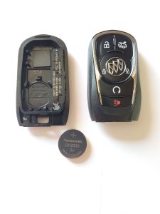 Remote key fob for a Buick Enclave