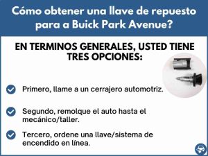 Cómo obtener una llave de repuesto de Buick Park Avenue