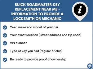 Buick Roadmaster key replacement service near your location - Tips