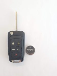 Transponder chip key for a Buick Cascada