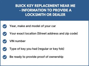 Locksmith for Buick cars near me - Tips to mention