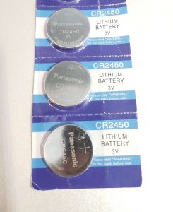 CR-2450 key fob battery replacement