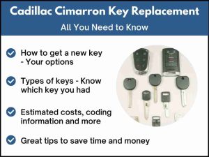 Cadillac Cimarron key replacement - All you need to know