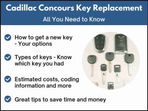 Cadillac Concours key replacement - All you need to know