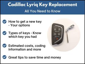 Cadillac Lyriq key replacement - All you need to know