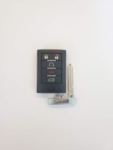 Cadillac key fob and emergency key