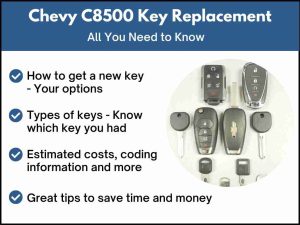 Chevrolet C8500 key replacement - All you need to know
