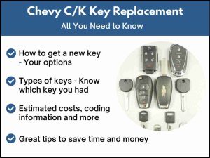Chevrolet C/K key replacement - All you need to know