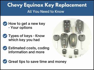Chevrolet Equinox key replacement - All you need to know