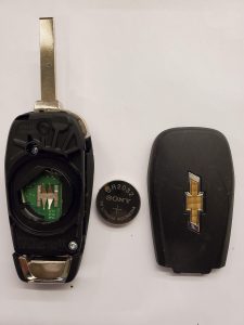 Chevy key, chip and battery