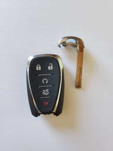 Emergency key and key fob - Chevy