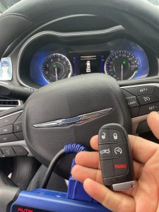 All Chrysler 200 key fobs and transponder keys must be coded with the car on-site