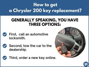 How to get a Chrysler 200 replacement key
