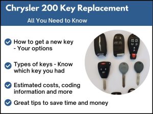 Chrysler 200 key replacement - All you need to know