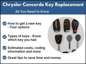 Chrysler Concorde key replacement - All you need to know
