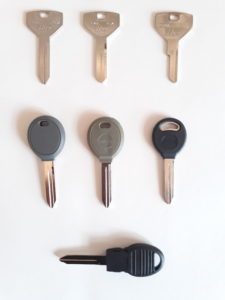 Dodge replacement car keys, transponder and non-transponder