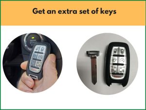 Get extra set of keys