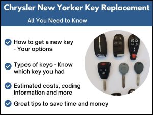 Chrysler New Yorker key replacement - All you need to know