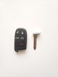 All Chrysler key fobs have an emergency key - make sure yours is cut 