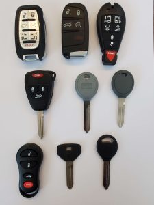 Chrysler variety of keys
