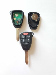 Transponder chip key for a Dodge Caravan