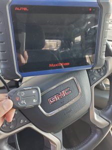 On-site coding service for GMC key fob